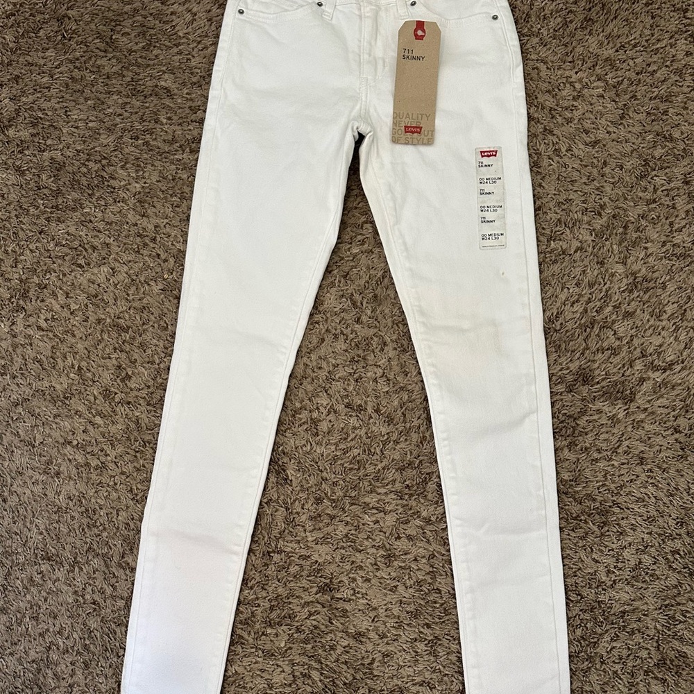 Levi's Women's Crisp White Skinny Jeans